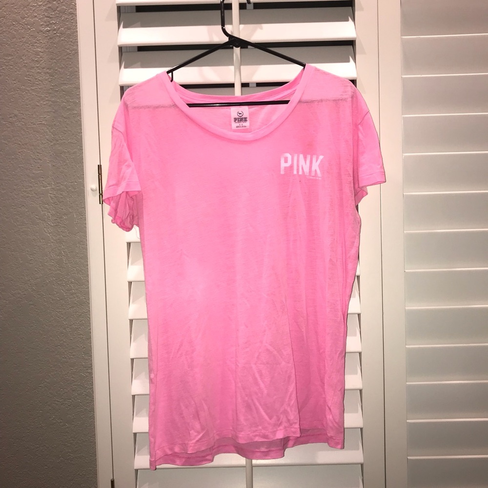 • pink basics tee 💗 •